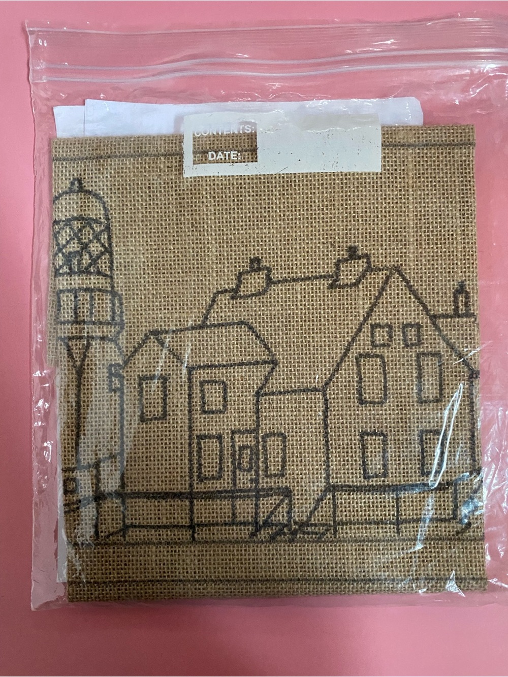 Long Point Lighthouse Rug Hooking Pattern and Printed Burlap. - Picture 2 of 2